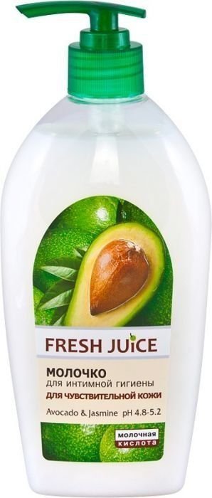 Молочко для интимной гигиены Avocado&Jasmine Fresh Juice, 500 мл фото 1 &mdash; TD-EX.RU