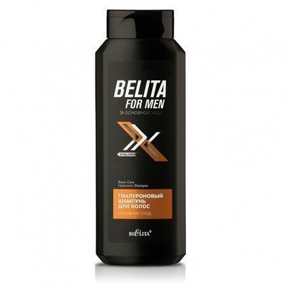 Белита For men Гиалуроновый шампунь для волос Основной уход, 400 мл фото 1 &mdash; TD-EX.RU