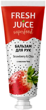 Fresh Juice. Бальзам для рук Superfood Strawberry & Chia, 30 мл фото 1 &mdash; TD-EX.RU