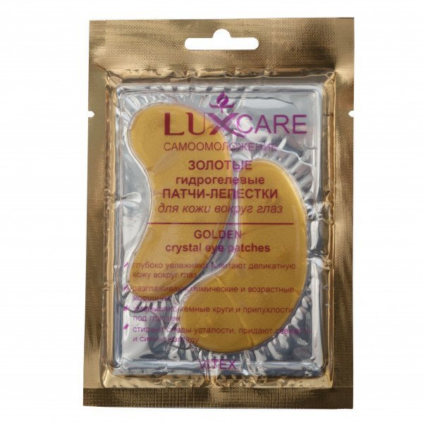 Патчи-лепестки для кожи вокруг глаз Золотые гидрогелевые LuxCare Витэкс фото 1 &mdash; TD-EX.RU