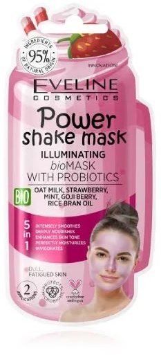 Биoмаска Сияние кожи с пробиотиками Power Shake Mask Eveline, 10 мл фото 1 &mdash; TD-EX.RU