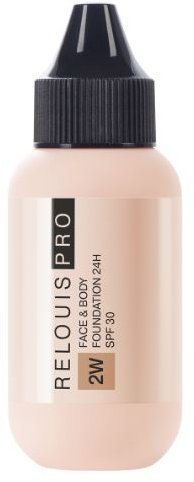 Тональный крем RELOUIS PRO Face&amp;Body Foundation 24H SPF 30 тон 2W средний оливковый, 30 мл. &mdash; TD-EX.RU