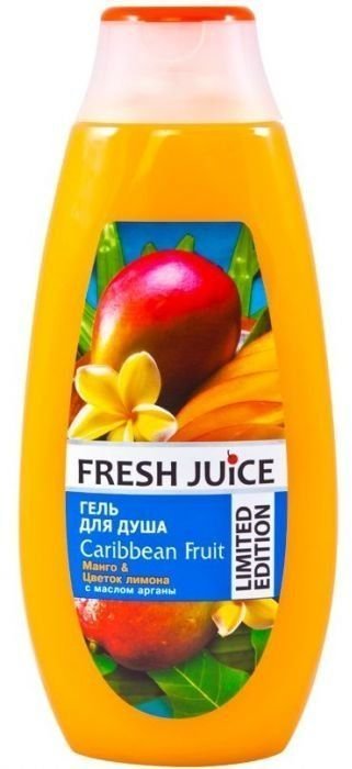 Гель для душа Caribbean Fruit Fresh Juice, 400 мл фото 1 &mdash; TD-EX.RU