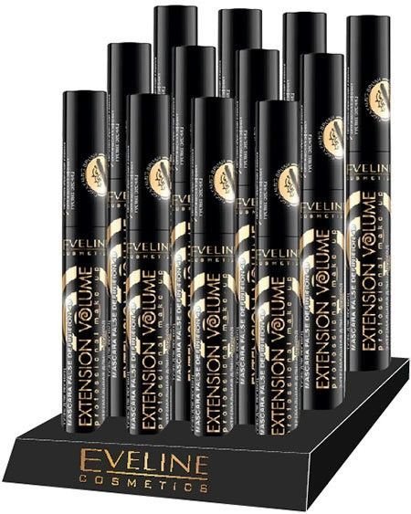 Тушь для ресниц Extension Volume 4D длина и уход (набор 12 шт) Eveline, 12x10 мл фото 1 &mdash; TD-EX.RU