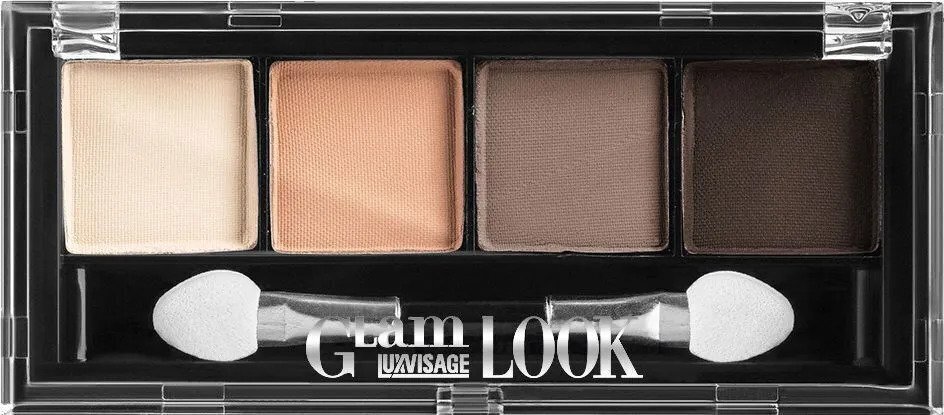 Тени Glam Look 4-х цветные тон 02 Luxvisage фото 1 &mdash; TD-EX.RU