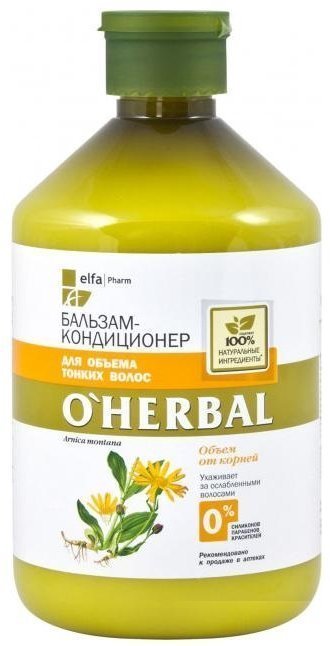 O'Herbal Бальзам-кондиционер для объема, 500 мл фото 1 &mdash; TD-EX.RU