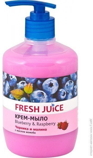 ​Крем-мыло с маслом жожоба Blueberry & Raspberry Fresh Juice, ​460 мл фото 1 &mdash; TD-EX.RU