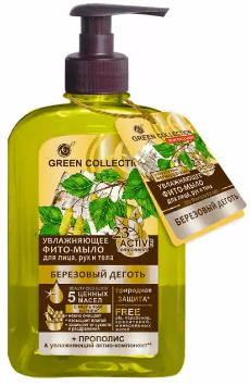 Green Collection Увлажняющее фито-мыло Березовый деготь, 290 мл фото 1 &mdash; TD-EX.RU
