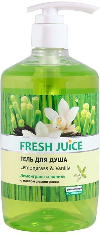 FRESH JUICE Гель "Lemongrass & Vanillа", 750 мл фото 1 &mdash; TD-EX.RU
