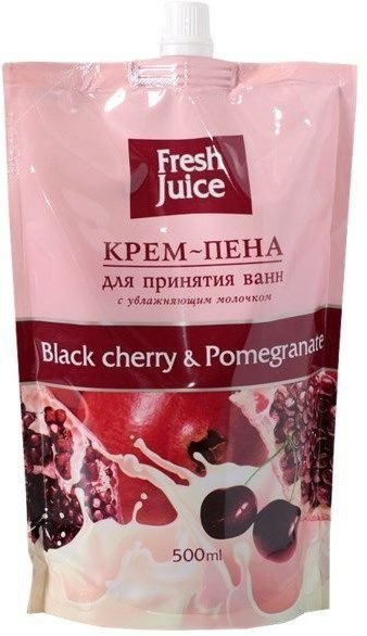 ​Крем-пена принятия ванн с увлажняющим молочком Blackcherry & Pomegranate (Черешня и Гранат) Fresh Juice, 500 мл фото 1 &mdash; TD-EX.RU