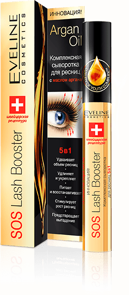 Комплексная сыворотка для ресниц Sos Lash Booster 5 в 1 Eveline, 10 мл фото 1 &mdash; TD-EX.RU