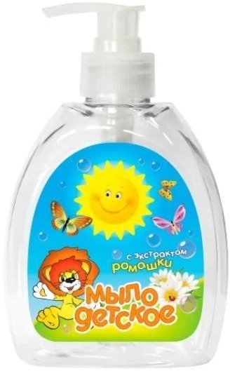 Мыло жидкое детское с экстрактом ромашки Romax, 300 г  фото 1 &mdash; TD-EX.RU