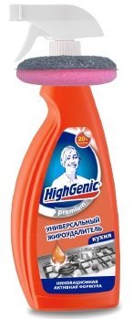 Универсальный жироудалитель Premium Sponge HighGenic, 750 мл фото 1 &mdash; TD-EX.RU