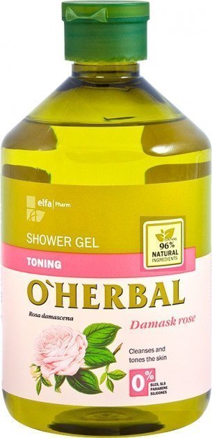 O'Herbal Тонизирующий гель для душа с экстрактом дамасской розы, 500 мл фото 1 &mdash; TD-EX.RU