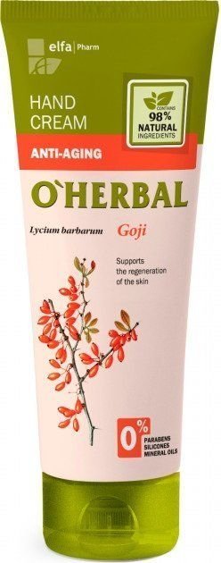 Антивозрастной крем для рук с экстрактом ягод годжи O’Herbal, 75 мл фото 1 &mdash; TD-EX.RU