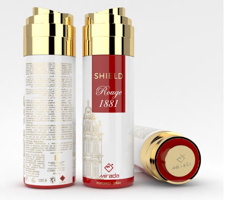 MIRADA DEODORANT дезодорант SHIELD ROUGE 1881 200ML фото 1 &mdash; TD-EX.RU
