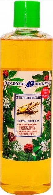 Шампунь-кондиционер для питания и укрепления корней волос "Женьшеневый" Эксклюзивкосметик, 500 мл фото 1 &mdash; TD-EX.RU