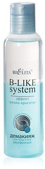 Демакияж для лица и век "B-LIKE SYSTEM" ДВУХФАЗНЫЙ ЭФФЕКТ УКОЛА КРАСОТЫ, 35+ БЕЛИТА, 150 мл фото 1 &mdash; TD-EX.RU