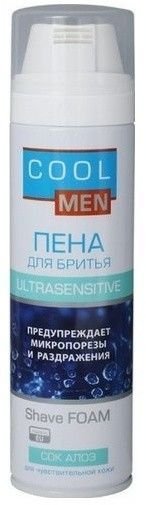 Пена для бритья Cool Men ULTRASENSITIVE, 250 мл фото 1 &mdash; TD-EX.RU