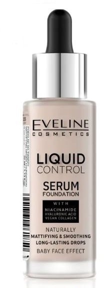 Жидкая тональная основа Liquid Control HD №005 Ivory Eveline, 32 мл фото 1 &mdash; TD-EX.RU