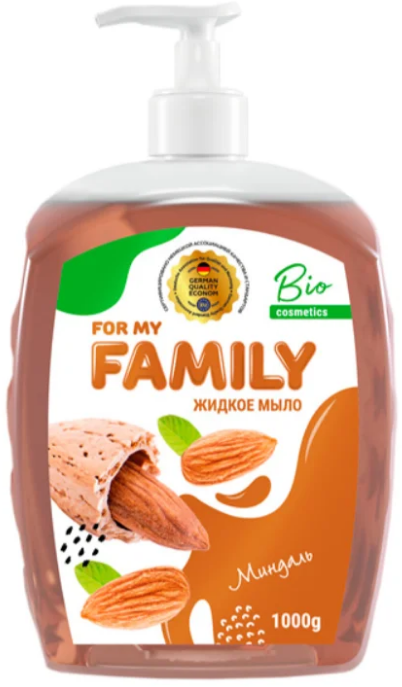 Жидкое мыло Family "Миндаль" Dallas, 1000 мл фото 1 &mdash; TD-EX.RU