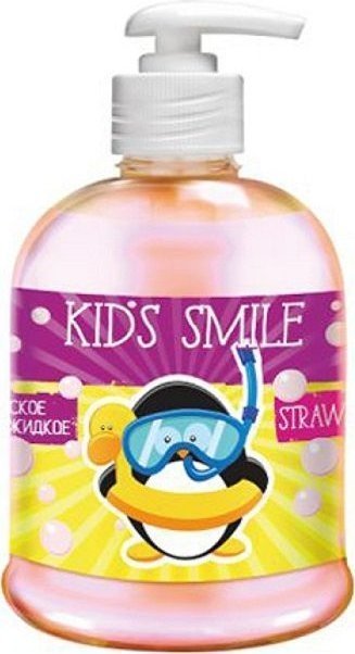 Детское мыло жидкое Kids Smile Клубника Romax, 500 г  фото 1 &mdash; TD-EX.RU