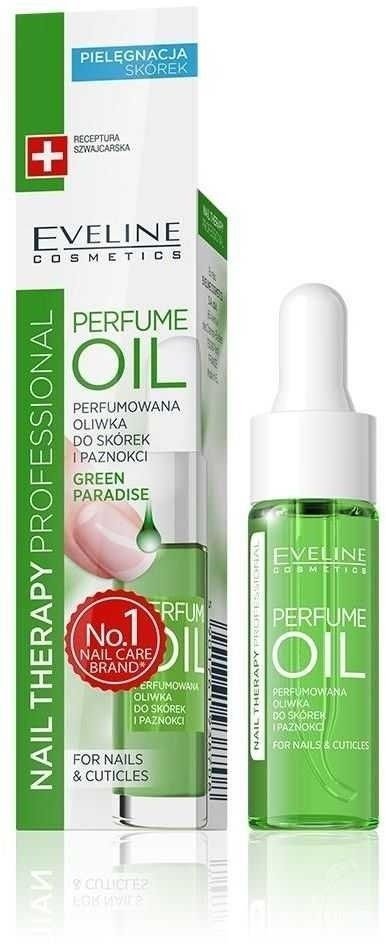 Арома масло для кутикул и ногтей Perfume Oil Green Paradise Eveline, 12 мл фото 1 &mdash; TD-EX.RU
