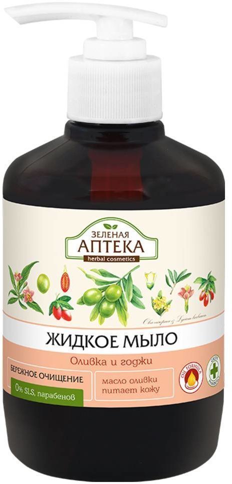 Жидкое мыло "Оливка" Зеленая аптека, 465 мл фото 1 &mdash; TD-EX.RU
