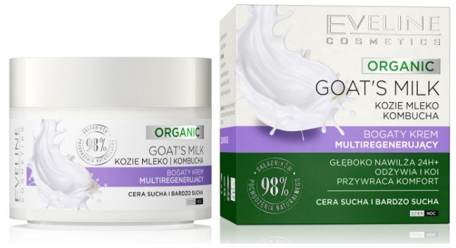 Богатый мультирегенерирующий крем дневной/ночной GOAT`S MILK Eveline, 50 мл  фото 1 &mdash; TD-EX.RU