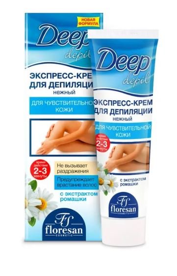 Нежный экспресс-крем для депиляции Floresan, 100 мл.   фото 1 &mdash; TD-EX.RU