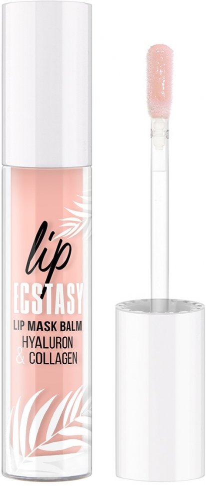 Маска-бальзам для губ hyaluron & collagen LIP ECSTASY тон 602 PEACH Luxvisage  фото 1 &mdash; TD-EX.RU