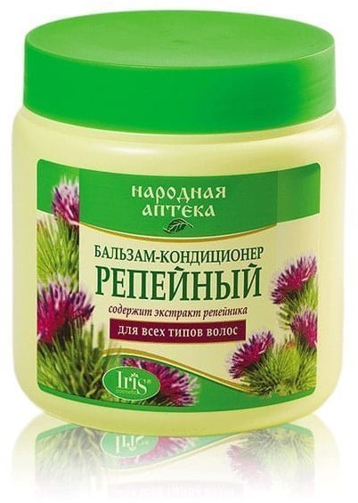 Бальзам-кондиционер для всех типов волос Репейный Iris, 500 мл  фото 1 &mdash; TD-EX.RU