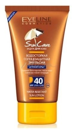 Водостойкая солнцезащитная эмульсия для загара SPF 40 Sun Care Eveline, 150 мл  фото 1 &mdash; TD-EX.RU