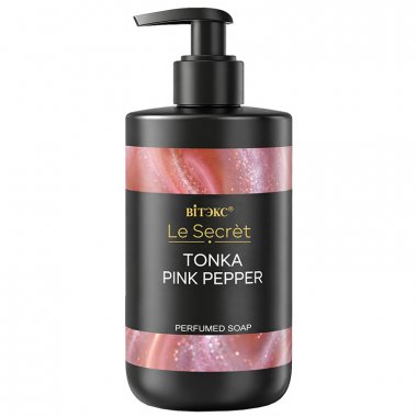 Парфюмированное мыло для рук и тела Le Secret TONKA PINK PEPPER Витэкс, 500 мл   &mdash; TD-EX.RU