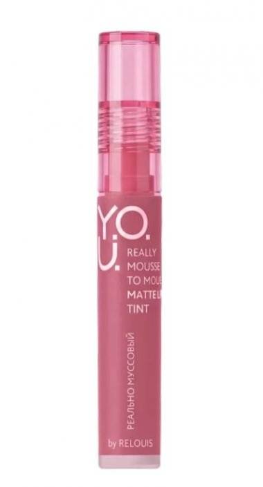 Матовый тинт для губ тон 01 Muted Pink Y.O.U. Really Mousse to Mousse RELOUIS &mdash; TD-EX.RU