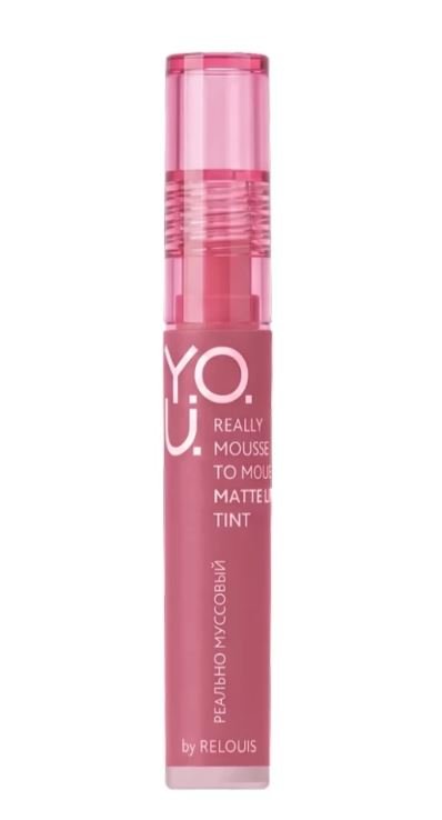 Матовый тинт для губ тон 01 Muted Pink Y.O.U. Really Mousse to Mousse RELOUIS фото 1 &mdash; TD-EX.RU