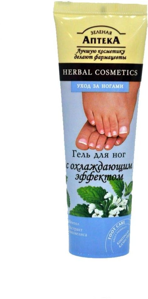 ЗЕЛЕНАЯ АПТЕКА Гель для ног с охлаждающим эффектом, 100 мл фото 1 &mdash; TD-EX.RU