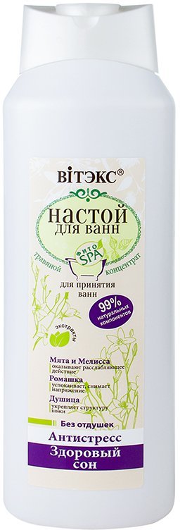 Настой для ванн ФИТО-SPA Травяной концентрат для принятия ванн «Антистресс. Здоровый сон» Витэкс, 1 л. &mdash; TD-EX.RU