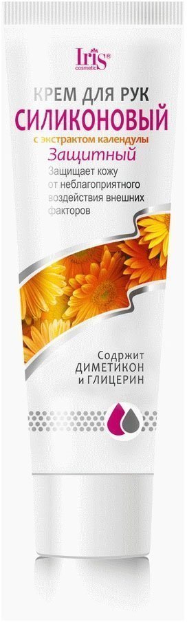 Крем для рук Силиконовый с экстрактом Календулы Iris, 100 мл фото 1 &mdash; TD-EX.RU
