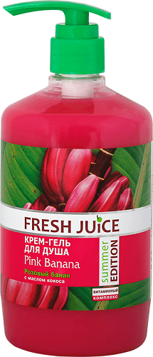 FRESH JUICE Гель для душа Pink Banana, 400 мл фото 1 &mdash; TD-EX.RU
