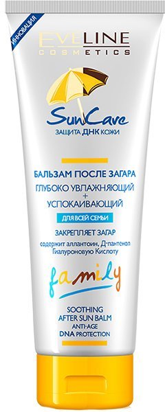 Бальзам после загара глубоко увлажняющий+успокаивающий FAMILY серии SUN CARE, 250мл фото 1 &mdash; TD-EX.RU