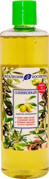 Шампунь-кондиционер для повышения густоты волос "Оливковый" Эксклюзивкосметик, 500 мл фото 1 &mdash; TD-EX.RU