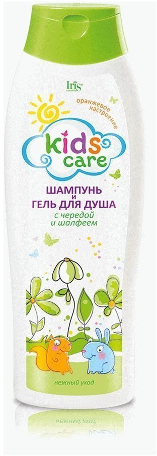 Детский Шампунь и Гель для душа череда и шалфей Iris, 400 мл фото 1 &mdash; TD-EX.RU