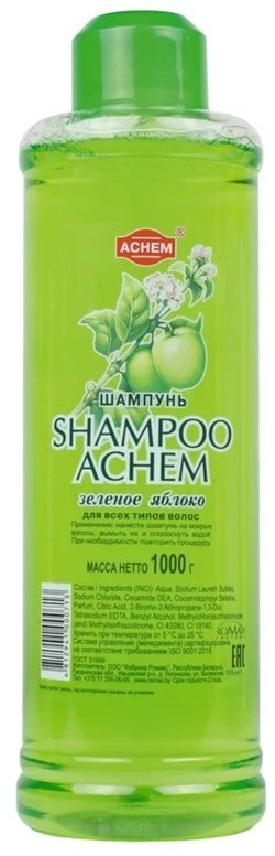 Шампунь "Achem" зеленое яблоко Romax, 1000 г   фото 1 &mdash; TD-EX.RU