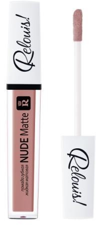 Помада губная жидкая матовая Nude Matte тон 28 RELOUIS  4,5 г.  &mdash; TD-EX.RU