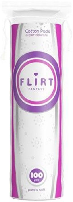 Ватные диски стандартные круглые Cotton Pods fantasy FLIRT, 100 шт фото 1 &mdash; TD-EX.RU