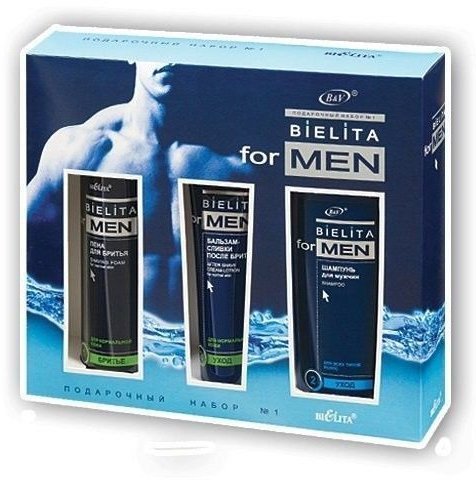 Набор Bielita for Men пена+бальзам+шампунь Белита, 350 мл фото 1 &mdash; TD-EX.RU