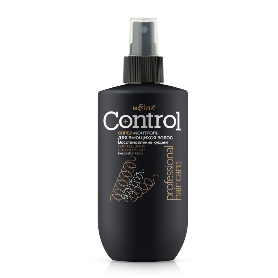Спрей-контроль для вьющихся волос "Восстановление кудрей" Professional HAIR CARE  Белита, 240 мл  фото 1 &mdash; TD-EX.RU