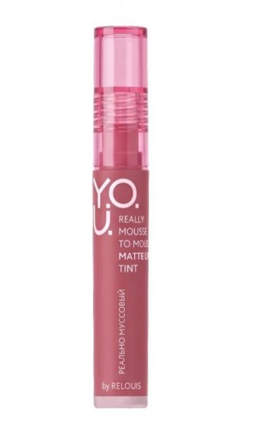 Матовый тинт для губ тон 11 Muted Peach Y.O.U. Really Mousse to Mousse RELOUIS  &mdash; TD-EX.RU