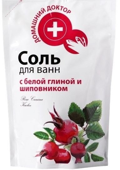 Соль для ванн с белой глиной и Шиповником Домашний Доктор фото 1 &mdash; TD-EX.RU